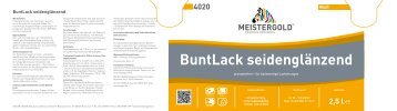 Buntlack seidenglänzend - Meistergold