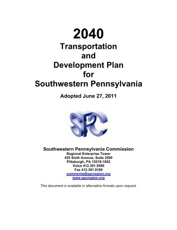 Download the entire 2040 Plan (PDF, 30.1 MB) - Southwestern ...