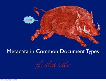 Document Metadata, The Silent Killer - PaulDotCom
