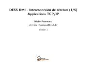 Applications TCP/IP - Bad Request - LIP6