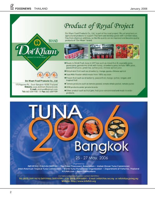 Thailand Food Industry 2006 - GBR