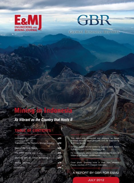 Indonesia Mining 2012 - GBR
