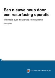 Een nieuwe heup door een resurfacing operatie - Catharina ...