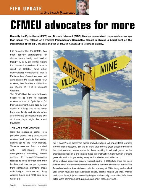 Autumn issue 2103 - cfmeu