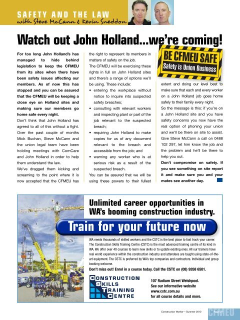 Summer Issue 2012 - cfmeu