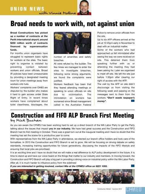 Summer Issue 2012 - cfmeu