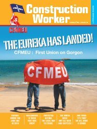 CFMEU : First Union on Gorgon