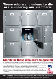March for those who can't on April 28 - your union ... Join NOW!
