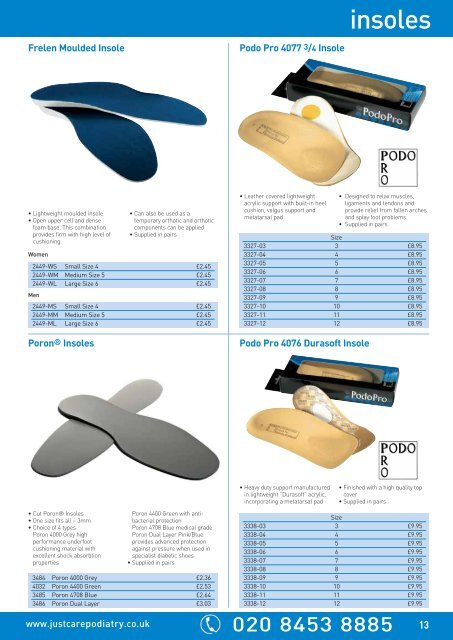 Gel Insoles - Just Care Beauty