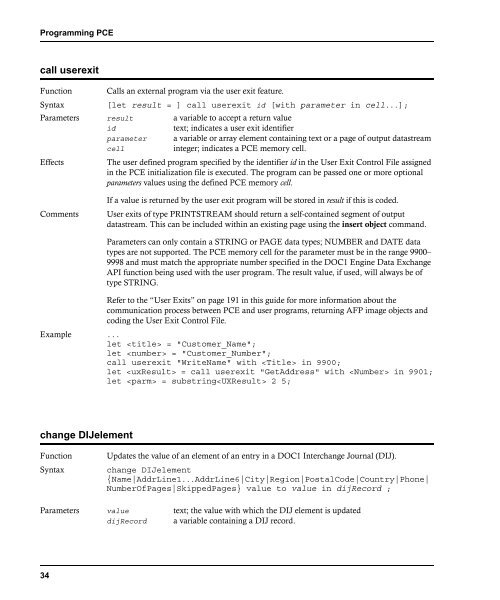 DOC1 Programmer's Guide