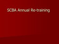 SCBA Annual Retraining