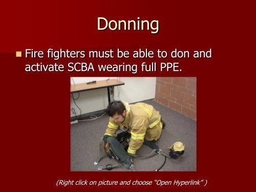 SCBA Annual Retraining