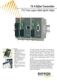 PLC'nize uygun dijital ağırlık bilgisi TX 4 Dijital Transmitter