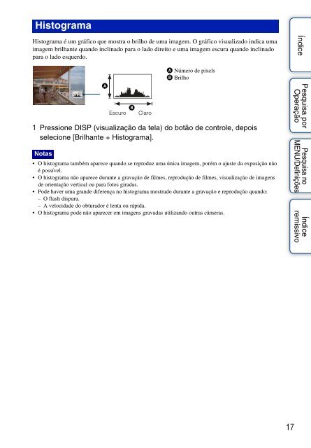 Manual da Cyber-shot - Componentes para CÃ¢meras Digitais?