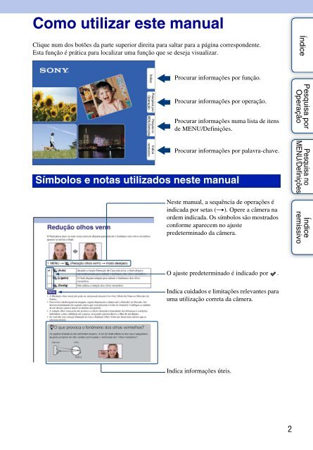 Manual da Cyber-shot - Componentes para CÃ¢meras Digitais?