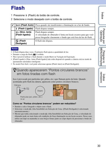 Manual da Cyber-shot - Componentes para CÃ¢meras Digitais?