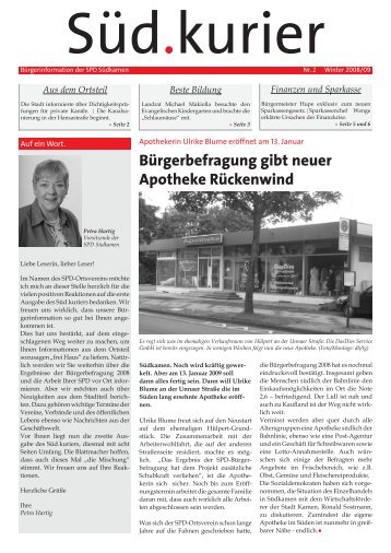 SÃ¼dkurier Nr.2 - SPD Kamen