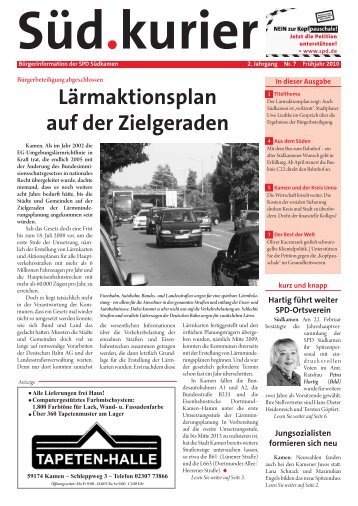 SÃ¼d.kurier Nr. 7 - SPD Kamen