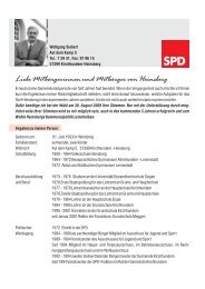 Kanidatenbrief Siebert - SPD-Kirchhundem