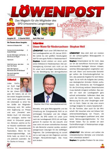 LÃ¶wenpost Ausgabe 22 - SPD-Langenhagen