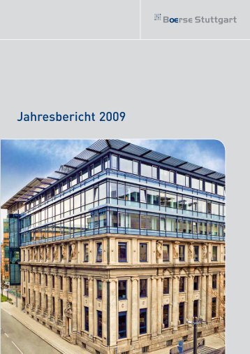 Jahresbericht 2009.pdf - Börse Stuttgart