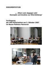 Dokumentation Fachtagung Elternbildung - SPD-Ratsfraktion ...