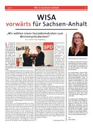 vorwÃ¤rts fÃ¼r Sachsen-Anhalt - SPD-Landesverband Sachsen-Anhalt