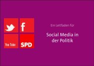 Social Media in der Politik - SPD-Landesverband Sachsen-Anhalt