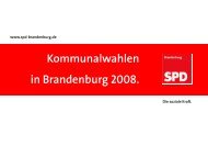 Wahlergebnisse der Kommunalwahlen 2008 in Brandenburg ( PDF ...