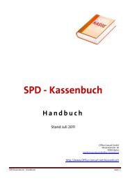 Handbuch SPD-Kassenprogramm - SPD-Bezirk Weser-Ems