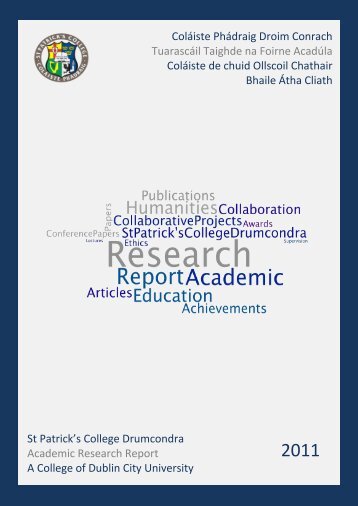 St Patrick's College Drumcondra Academic Research Report