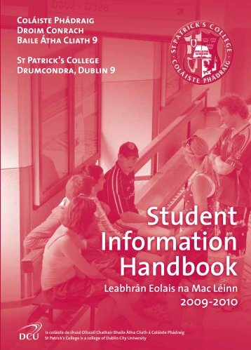 Student Information Handbook - St. Patrick's College - DCU