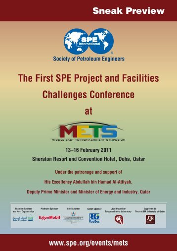 Conference Preview - Society of Petroleum Engineers