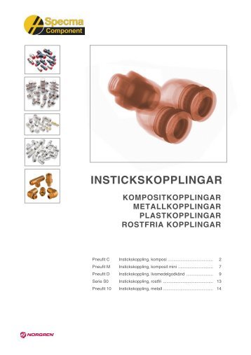 INSTICKSKOPPLINGAR - Specma Hydraulic