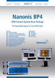 Nanonis BP4 - SPECS Surface Nano Analysis GmbH