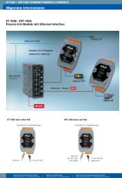 ET-7000 / PET-7000 Prozess-E/A-Module mit Ethernet-Interface