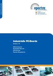 Industrielle PC-Boards - Spectra (Schweiz)