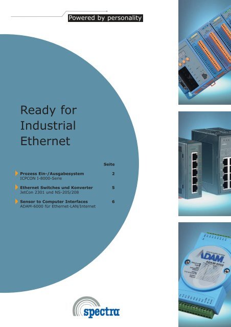 Ready for Industrial Ethernet - Spectra Computersysteme GmbH