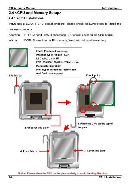 Industrial motherboard User's Manual