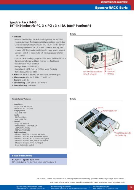 Standard Industrie-PC Komplettsysteme - Spectra Computersysteme ...