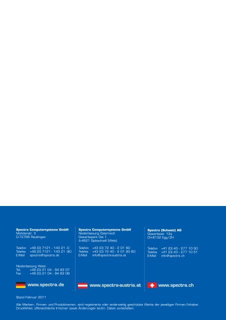 Standard Industrie-PC Komplettsysteme - Spectra Computersysteme ...