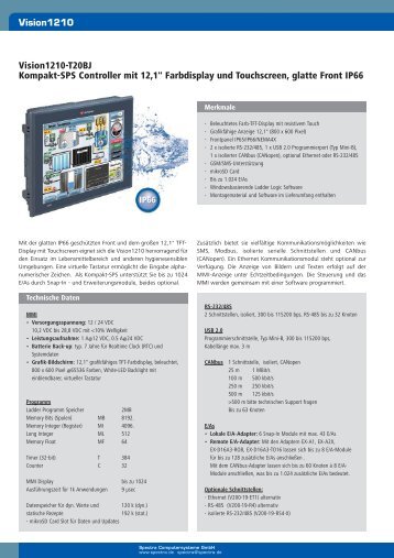 Datenblatt - Spectra Computersysteme GmbH