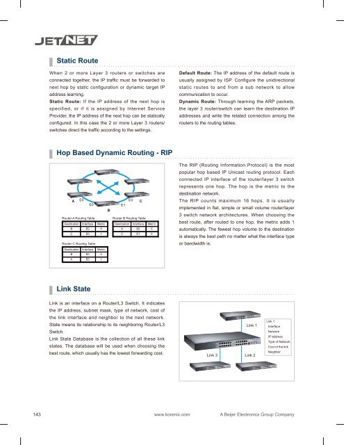 JetNet Series Industrial L2 / L3 Rackmount / Rail Ethernet Switch