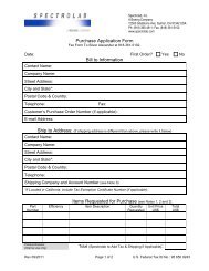 CPV Purchase Application - Spectrolab