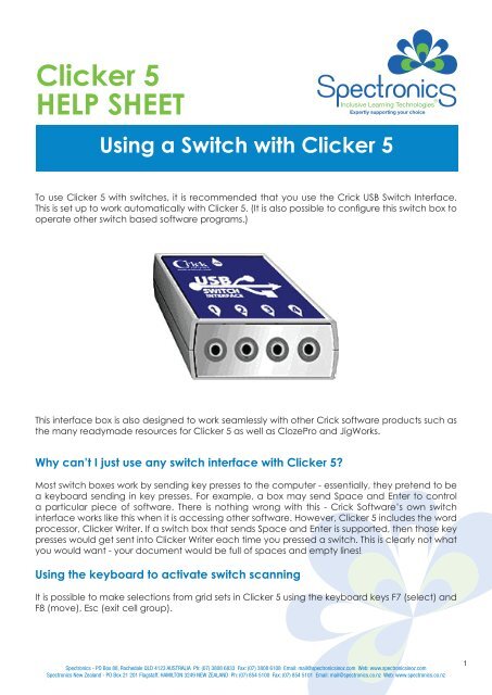 Clicker from Crick Software