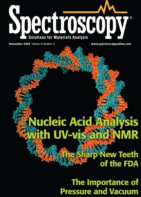 Nucleic Acid Analysis with UV-vis and NMR - Spectroscopy