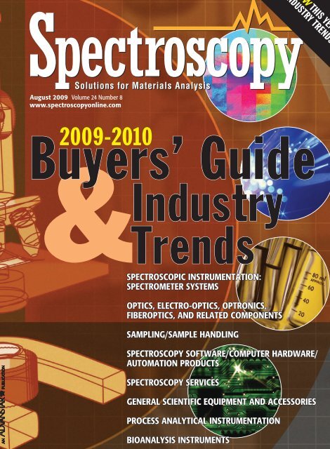 NEW THIS YEAR: INDUSTRY TRENDS - Spectroscopy