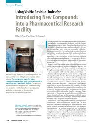 Using Visible Residue Limits for - Spectroscopy