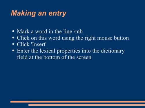 Introduction to a Field Linguist's Toolbox - Computational Linguistics ...