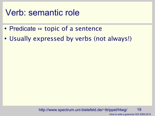 Phrases and constituent structures - Universität Bielefeld